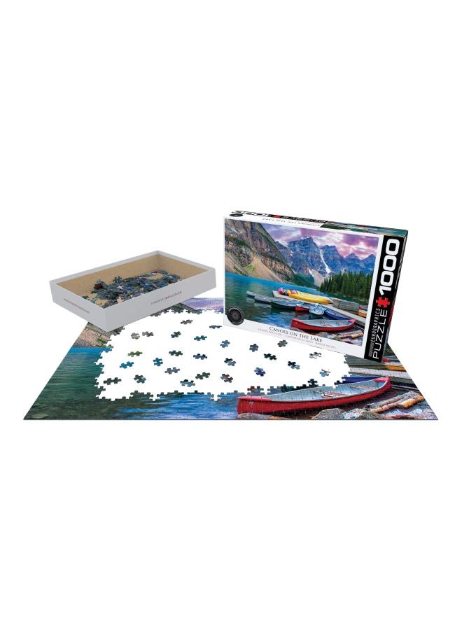 1000-Piece Canoes On The Lake Jigsaw Puzzle 6000-0693