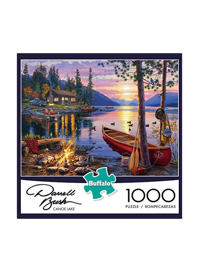 1000-Piece Darrell Bush Canoe Lake Jigsaw Puzzle 11240