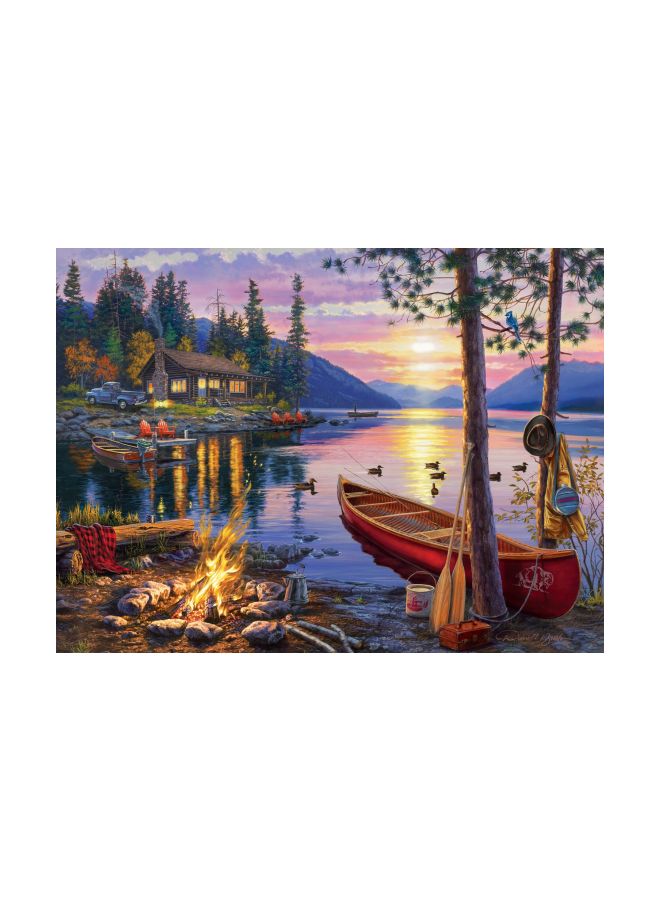 1000-Piece Darrell Bush Canoe Lake Jigsaw Puzzle 11240