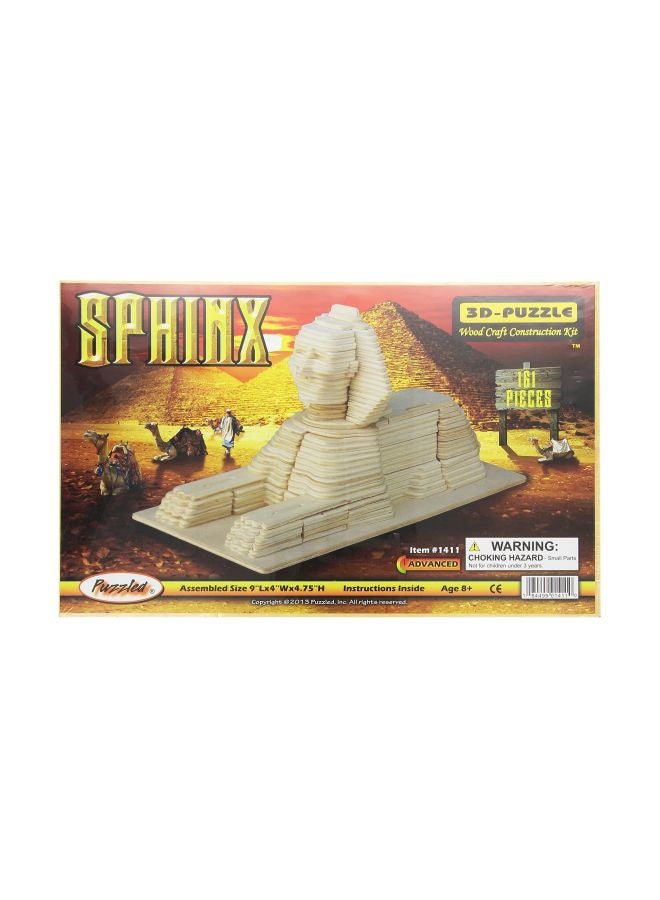 161-Piece Sphinx 3D Wooden Puzzle 1411