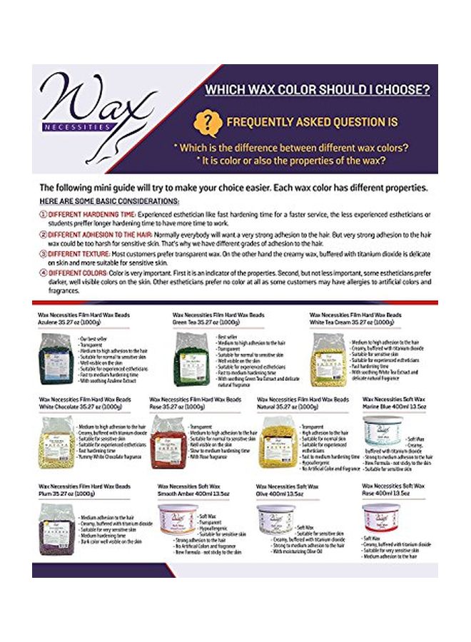 Film Hard Rose Wax Red