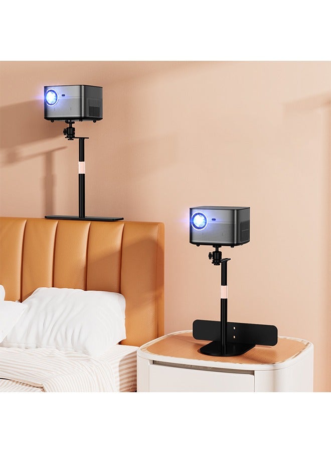 Alloy Projector Stand with 360 Degree Metal Gimbal Suitable for Desktop or Sofa Bed Head 25-37cm High Adjustable