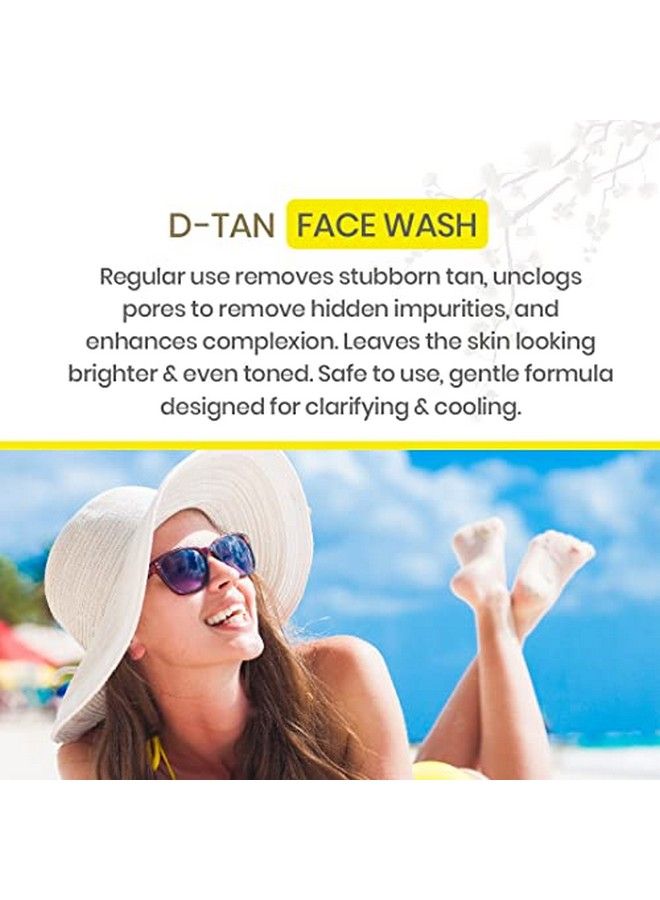 Dtan Face Wash 100 Ml For Tan Removal & Oil Control.