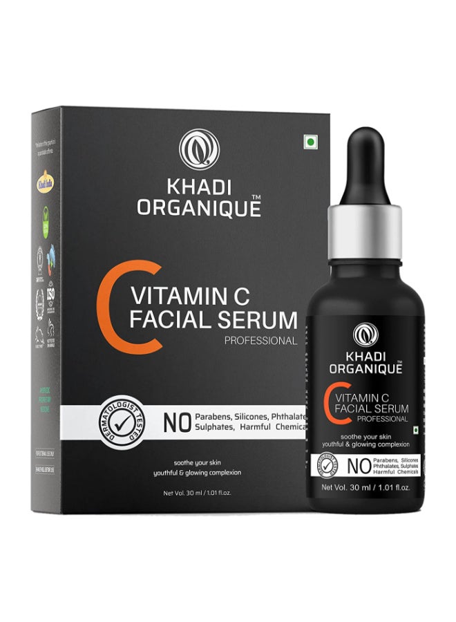 Vitamin C Face Serum for Glowing Skin Black 30ml