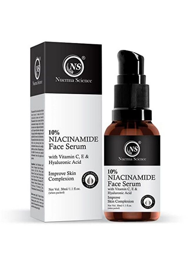 10% Niacinamide Face Serum With Vitamin C E & Hyaluronic Acid For Illuminating Skin Tone And Improve Skin Complexion 30 Ml