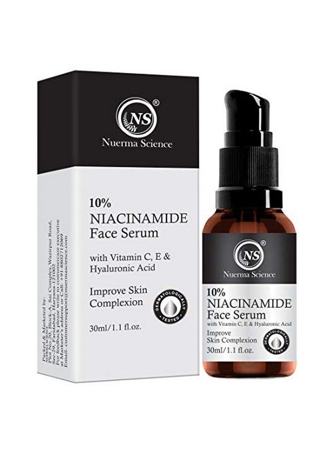 10% Niacinamide Face Serum With Vitamin C E & Hyaluronic Acid For Illuminating Skin Tone And Improve Skin Complexion 30 Ml