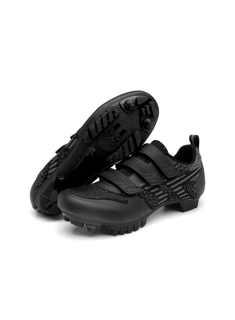 Flying Weaving Highway Mountain Bike Riding Shoes Self locking to Assist Breathability