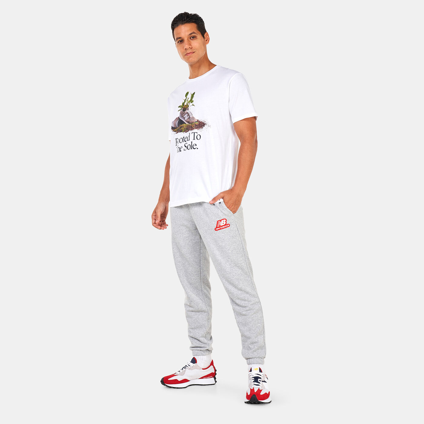 Men's NB Essentials Stacked Rubber Pack Sweatpants