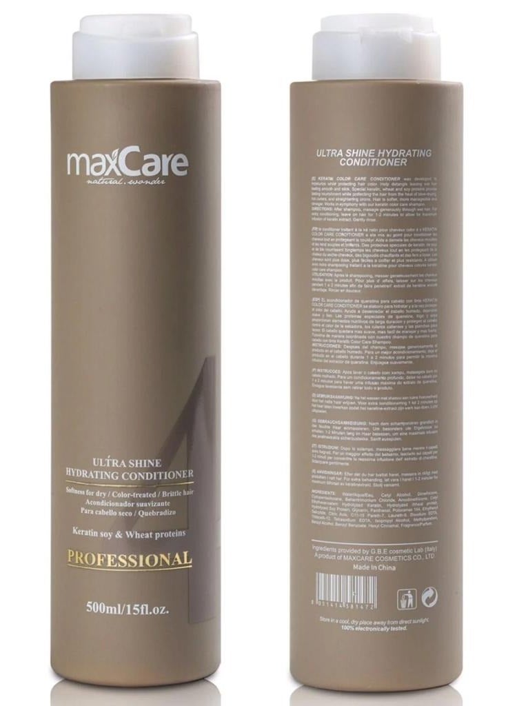 Maxcare Ultra Shine Hydrating Home Care Keratin Conditioner 500ml