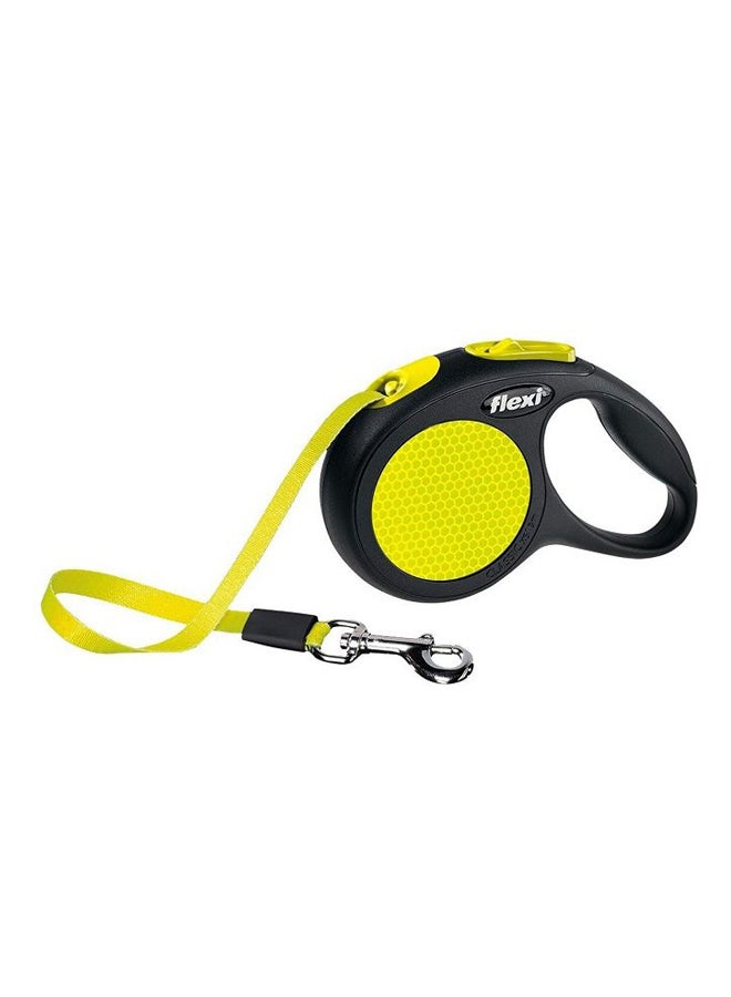Retractable Classic Cord For Dog Black/Yellow 5meter