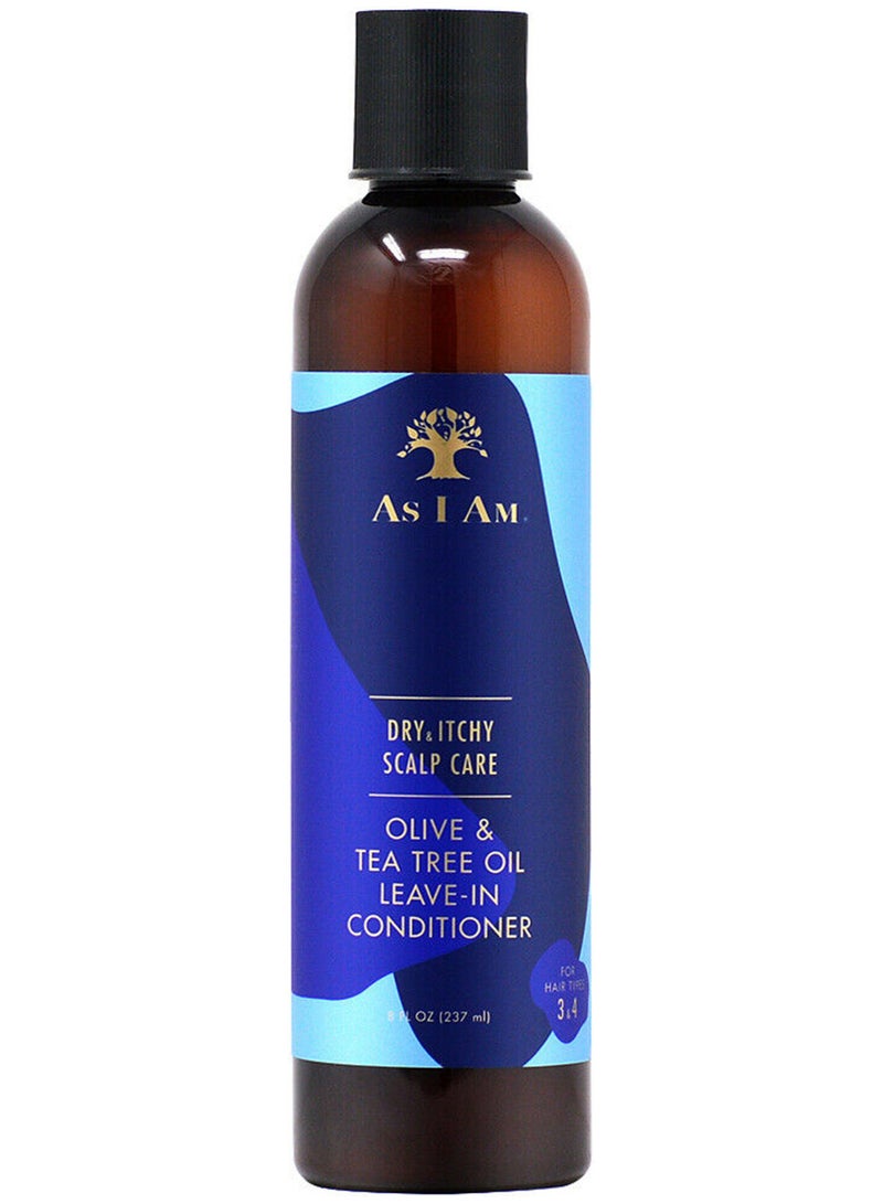 Dry And Itchy Scalp Care Olive And Tea Tree Oil Leave In Conditioner