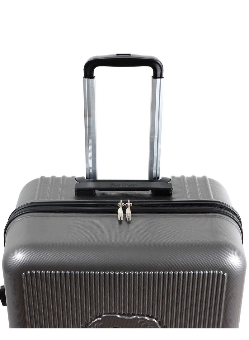 Biggdesign Lightweight Ocean Design Carry On Luggage with Spinner Wheel and Lock System Gray 28-Inch