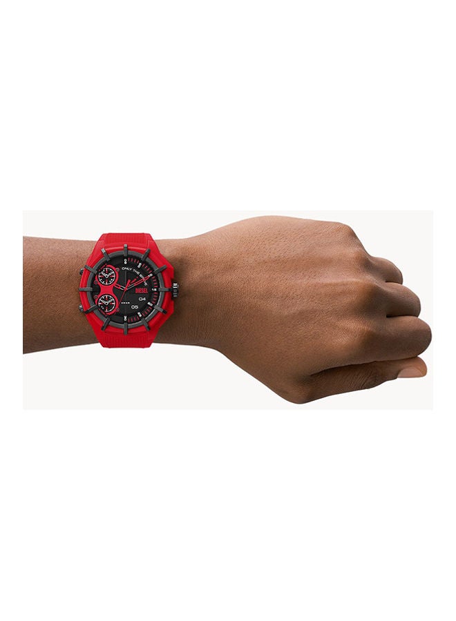 Men's Silicone Analog Wrist Watch DZ1989