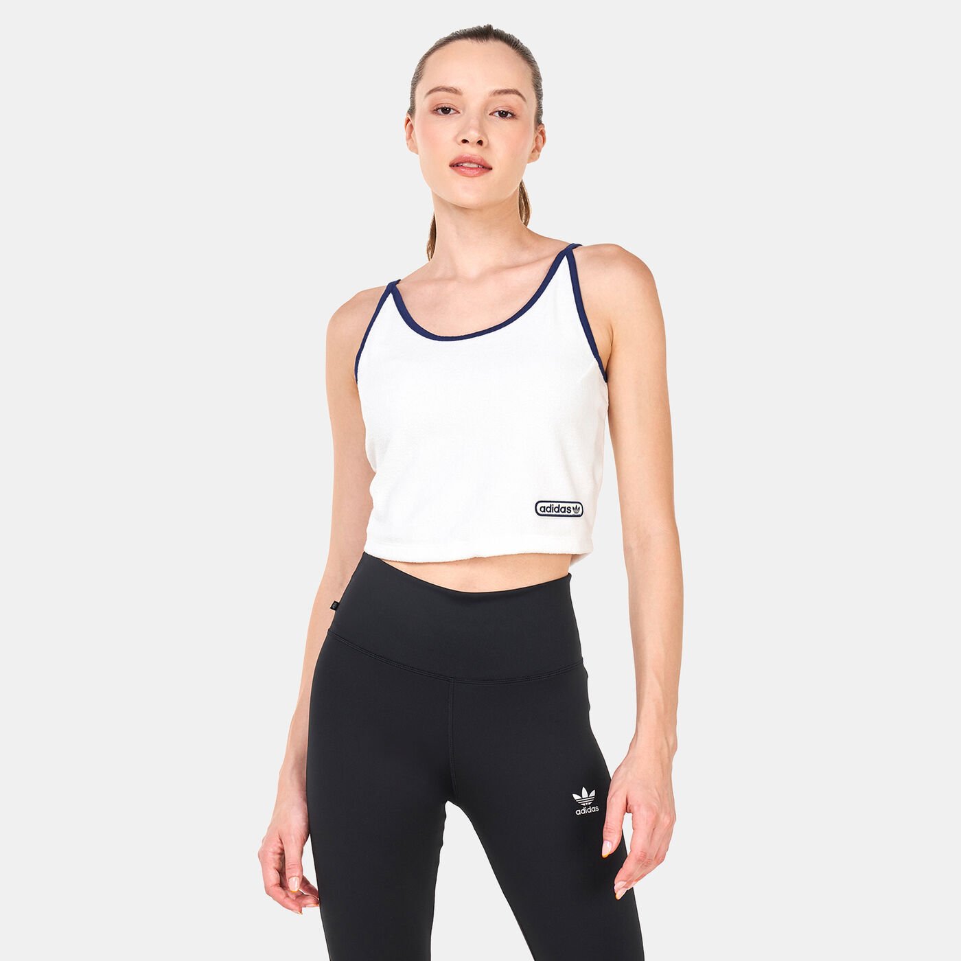 Women's Short Towel Terry Tank Top