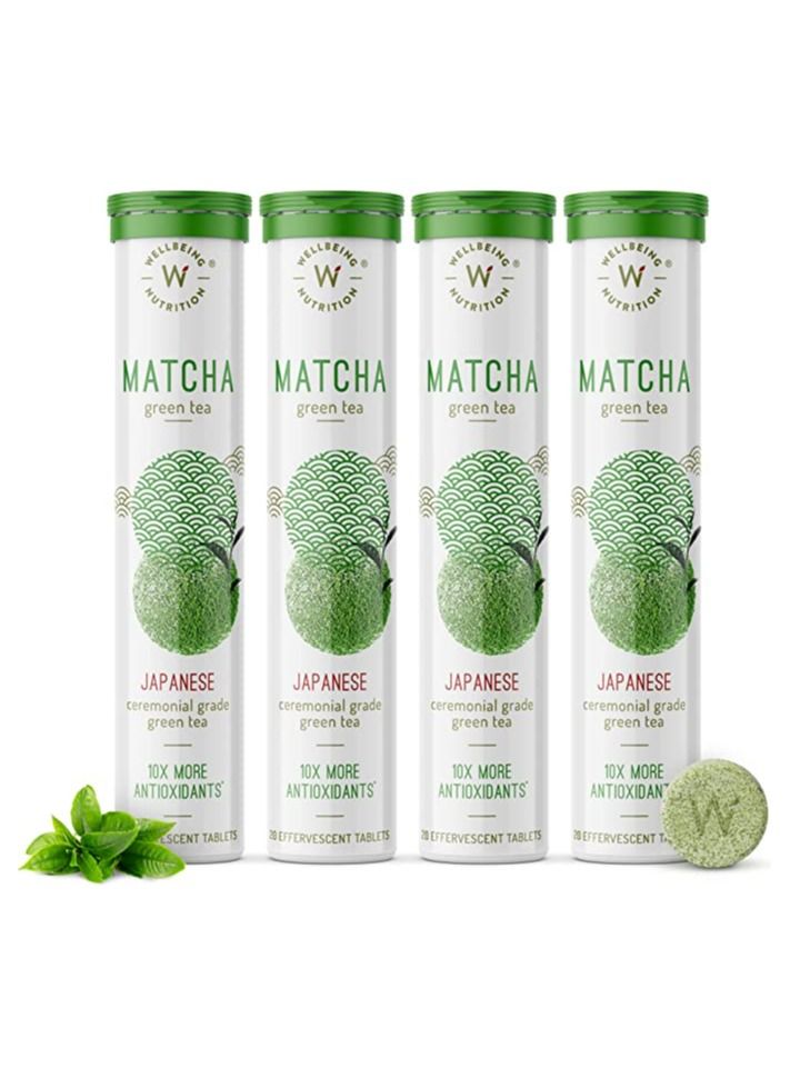 Matcha Japanese Ceremonial Green Tea 20 Tablets Pack Of 4