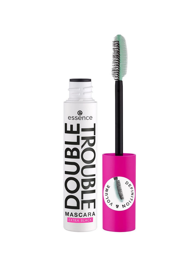 Double Trouble Mascara Black Extra