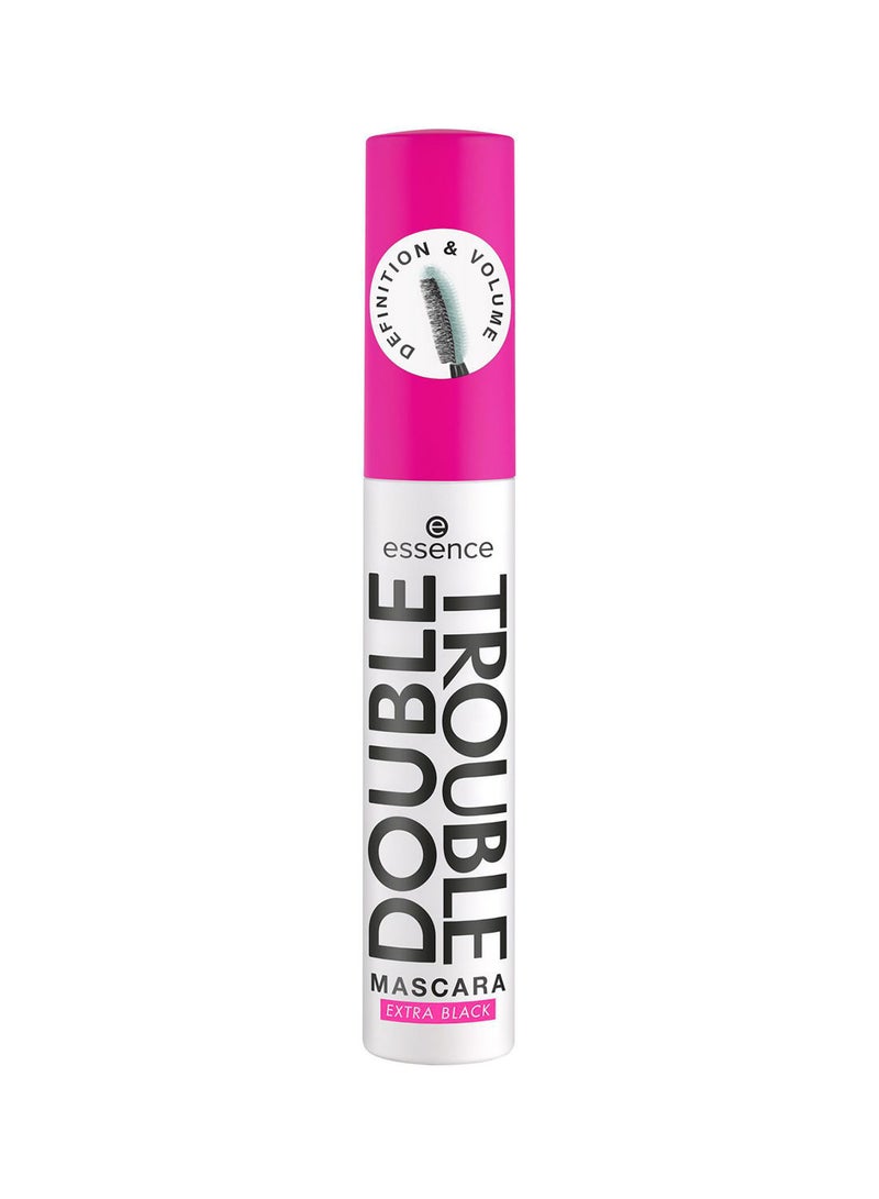 Double Trouble Mascara Black Extra