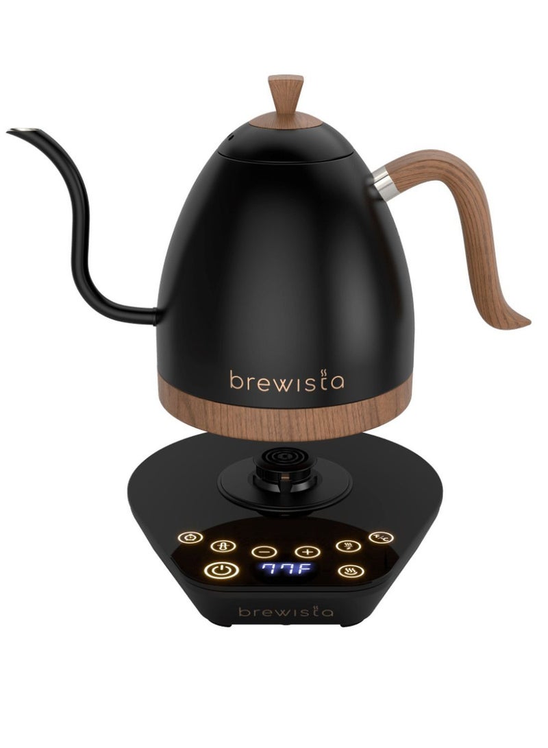 Brewista Artisan Electric Gooseneck Kettle, Black & Brown