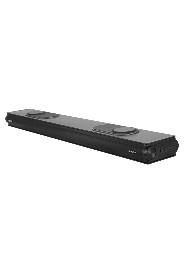 3.2CH All-In-One Dolby ATMOS Sound Bar With 3D Sound And LED Display, USB/AUX/DSB/COAX, Bluetooth 5.0, Optical HDMI & Coaxial  Input, Remote Control, Output Power 160W Peak Power 200W