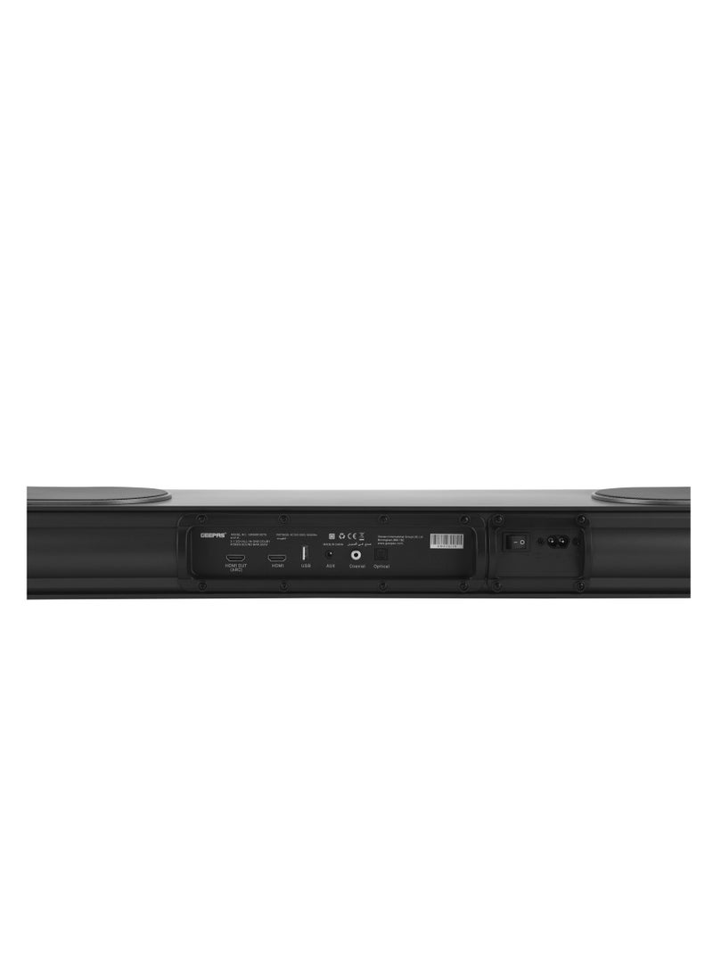 3.2CH All-In-One Dolby ATMOS Sound Bar With 3D Sound And LED Display, USB/AUX/DSB/COAX, Bluetooth 5.0, Optical HDMI & Coaxial  Input, Remote Control, Output Power 160W Peak Power 200W