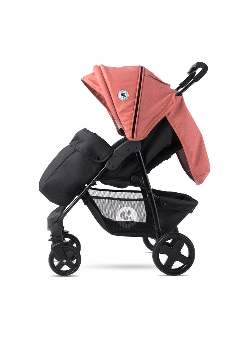 Baby Stroller Daisy Basic Set Black & Ginger Orange