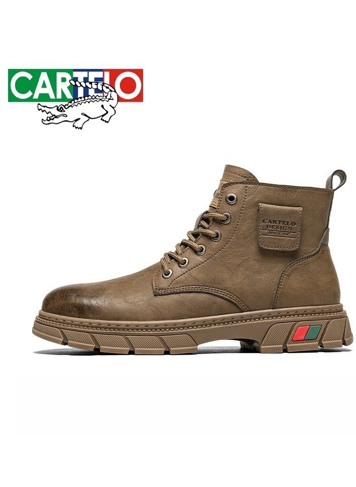 Men's High Top Outdoor Waterproof Casual Shoes Martin Boots