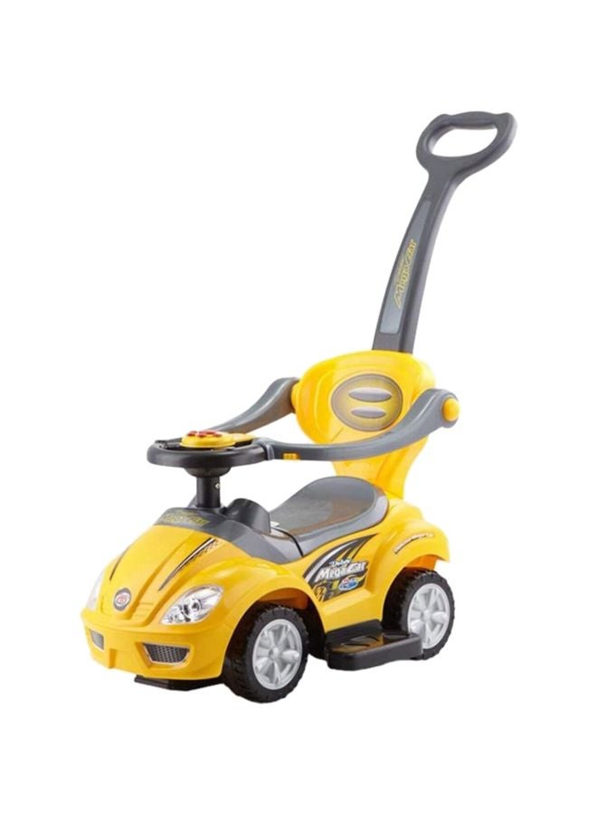 3-In-1 Deluxe Mega Car Push Ride On Toy