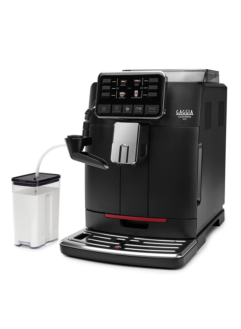 Gaggia | Cadorna Milk | Bean To Cup Espresso and Coffee Machine | Made In Italy | 2 Years UAE Warranty | Black