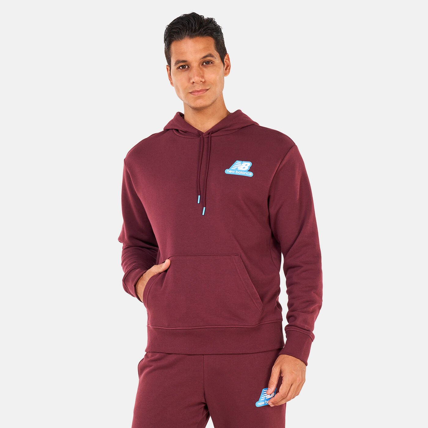 Men's NB Essentials Stacked Rubber PO Hoodie