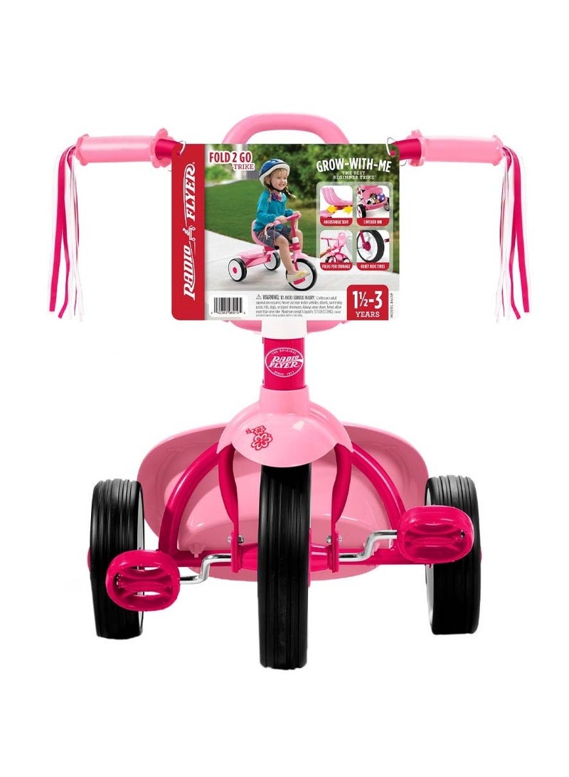 Radio Flyer Fold 2 Go Trike Pink