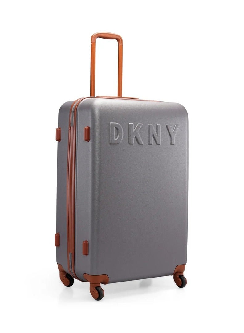 Dkny Promo INTL PM1 Hardside Luggage on Wheels for Unisex | Ultra Lightweight ABS on with Spinner Wheels 4 Color Charcoal