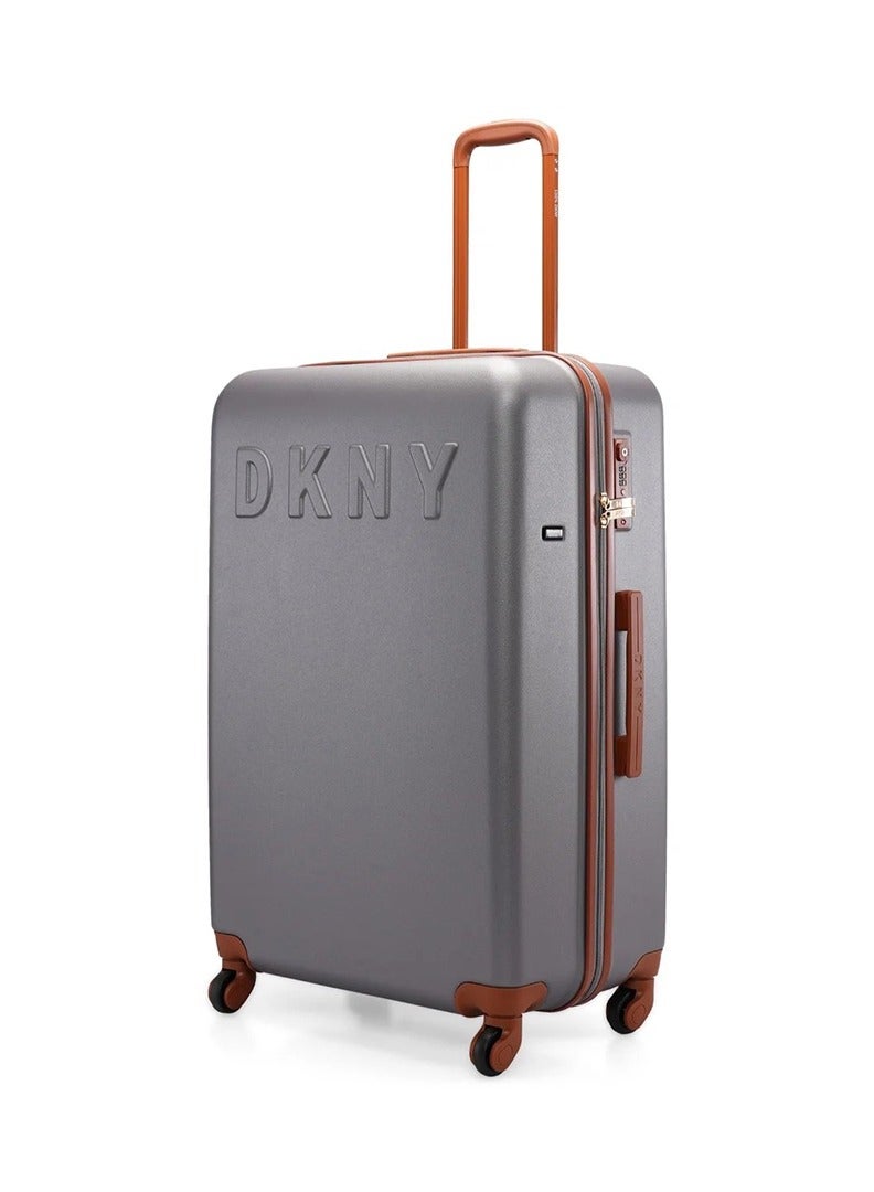 Dkny Promo INTL PM1 Hardside Luggage on Wheels for Unisex | Ultra Lightweight ABS on with Spinner Wheels 4 Color Charcoal