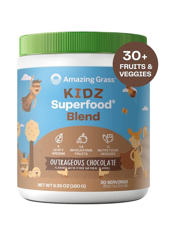 Chocolate Kidz SuperFood - 6.35 oz ( 180 gm )30 Servings