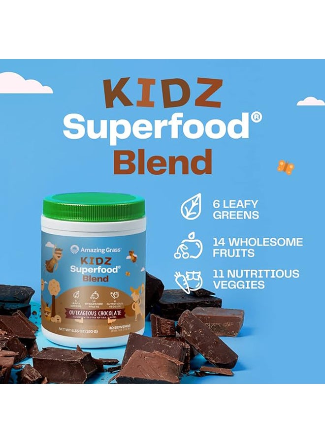 Chocolate Kidz SuperFood - 6.35 oz ( 180 gm )30 Servings