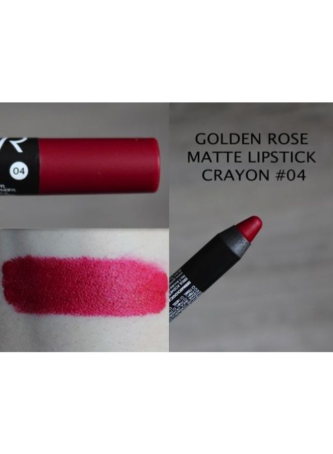 Matte Lipstick Crayon 04 Red
