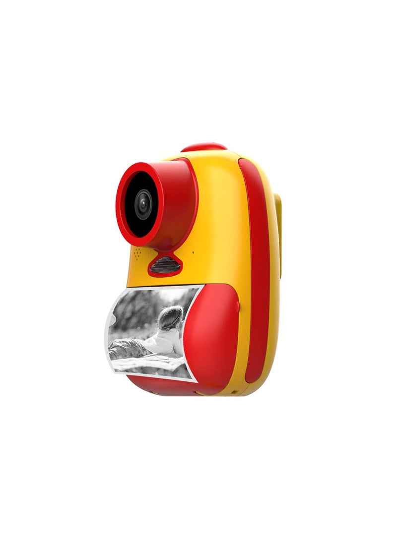 Kids Camera 1080P Full-HD 1000mAh Built-in Battery Supports 32GB Micro SD Slot Rechargeable Battery Up to 4H Battery Life With Selfie Camera Instant Print 2