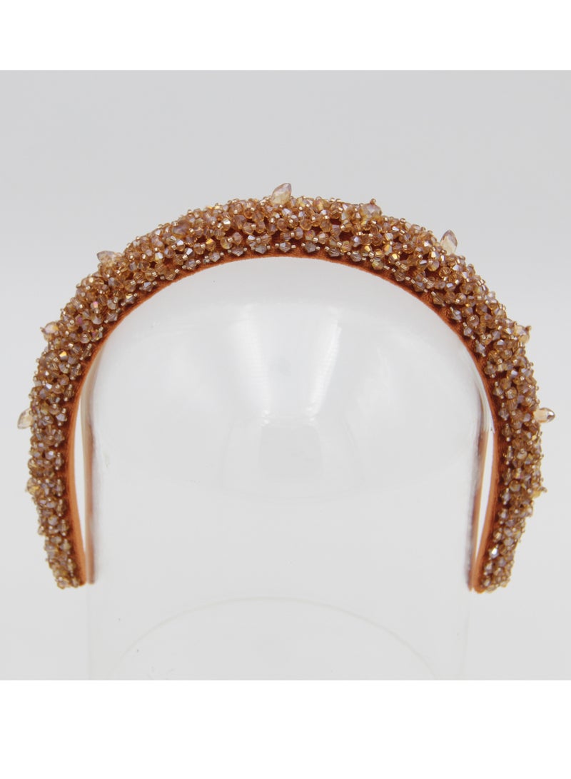 Headband Monalisa For Women's and  Girls Brown Hand Made