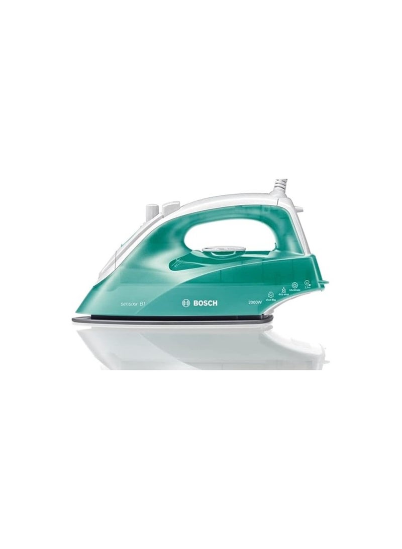 Steam Iron TDA2301GB With Spray Function - 2000W Easy To Store And Clean 0.22 L 2000 W TDA2301GB Green