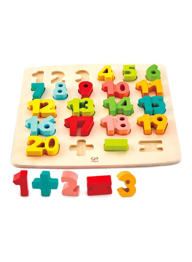 24-Piece Chunky Number Math Puzzle