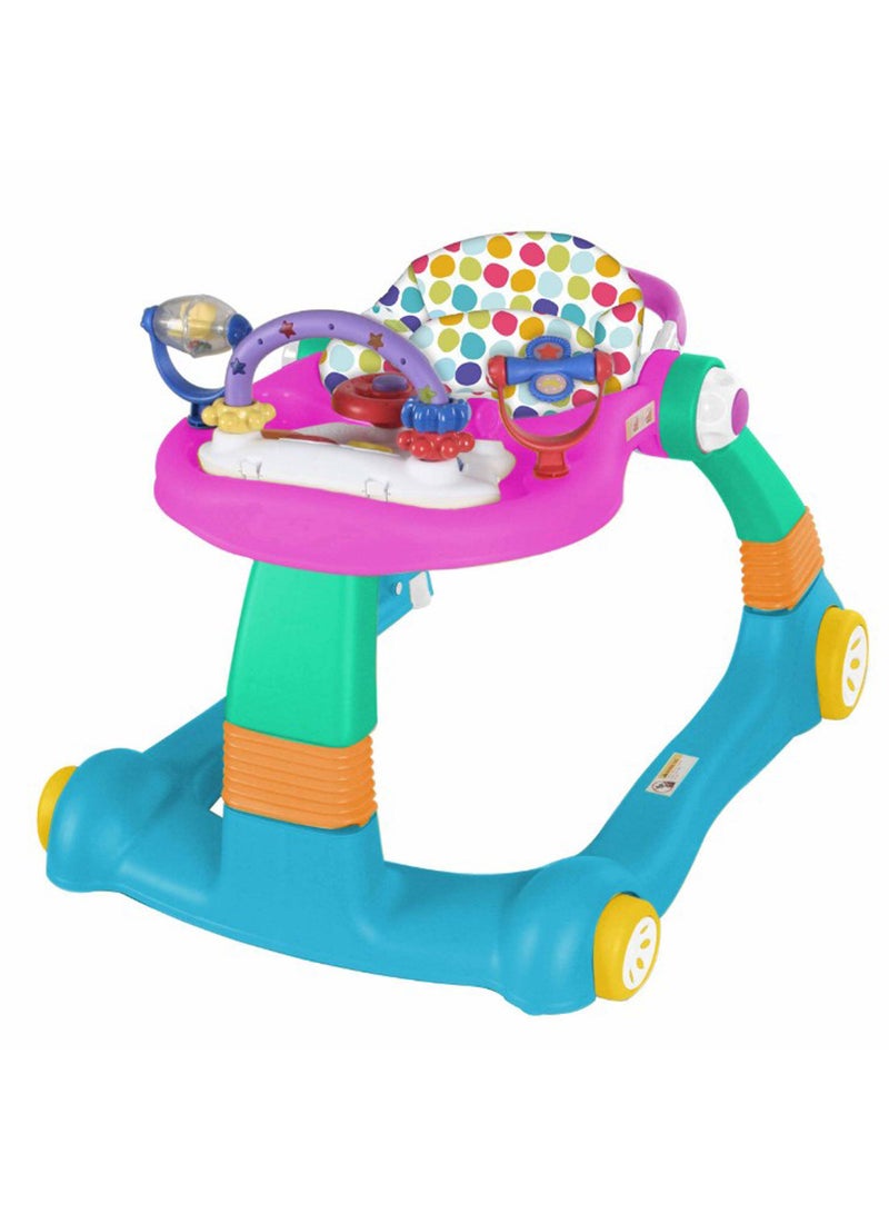 Baby Walker With Activity Center Toys 2-In-1