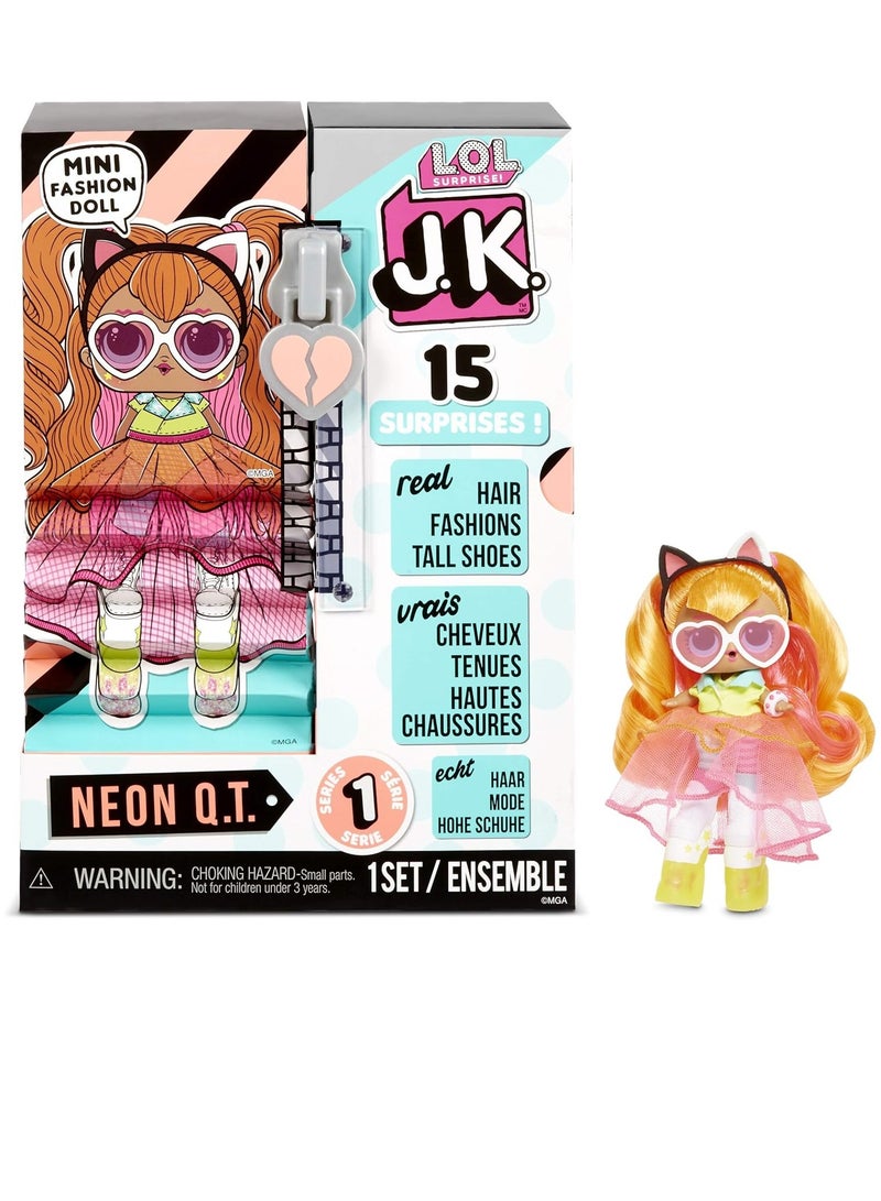 J.K Neon Q.T Mini Fashion Doll With 15 Surprises 570776E7C