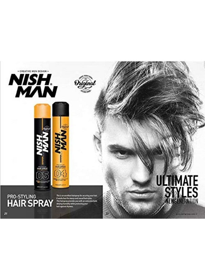 Ishman Hair Styling Series (Hair Spray 05 400Ml)