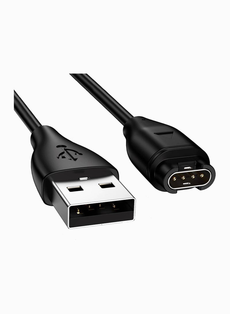 Type C to Garmin Watch Charger Cable, Compatible with Fenix 6 6S 6X Pro, 5 5S 5X Plus, USB Data Sync Charging Cable for Forerunner 745 935 945 45 45S and More