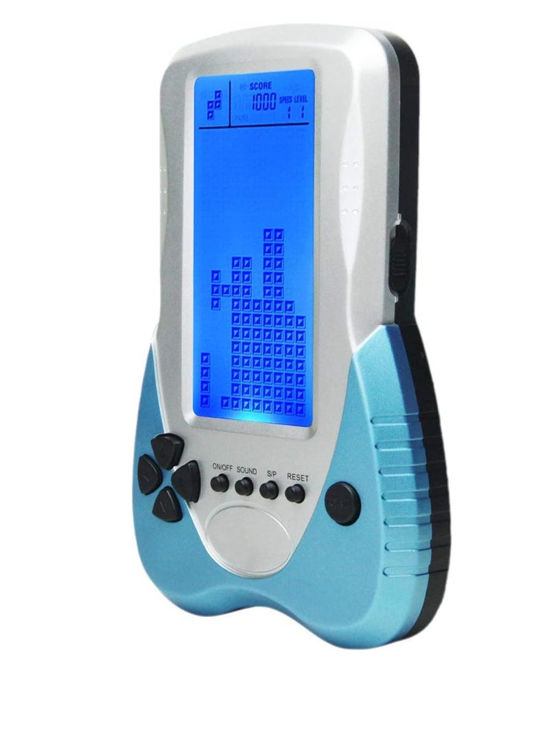New Brick Game Console Large Screen Blue Backlight Brightness Can Be Adjusted Build in 23 can Plug Headphone