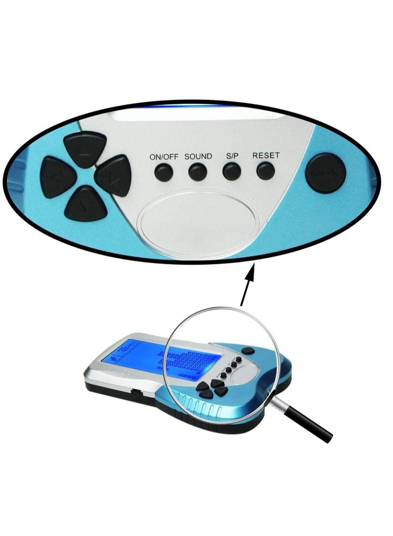 New Brick Game Console Large Screen Blue Backlight Brightness Can Be Adjusted Build in 23 can Plug Headphone