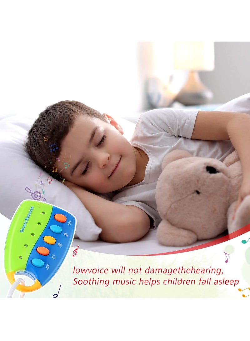 SYOSI Musical Smart Remote Key Toy, Car Keys Toy with Sound and Lights for Toddlers Fun Educational