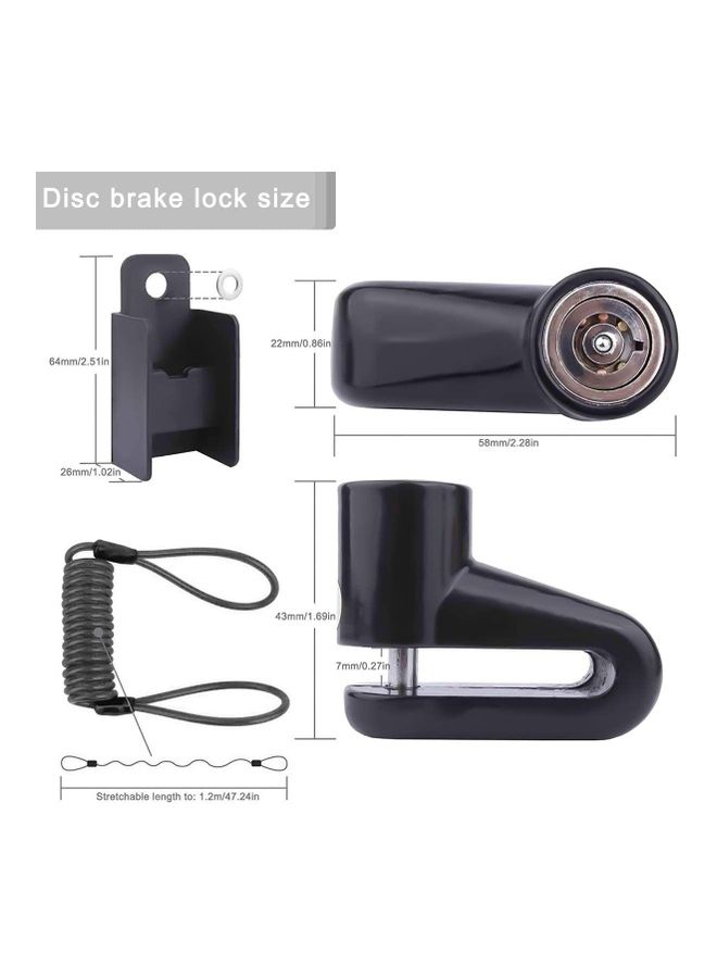 Disc Brake Lock For Electric Scooter