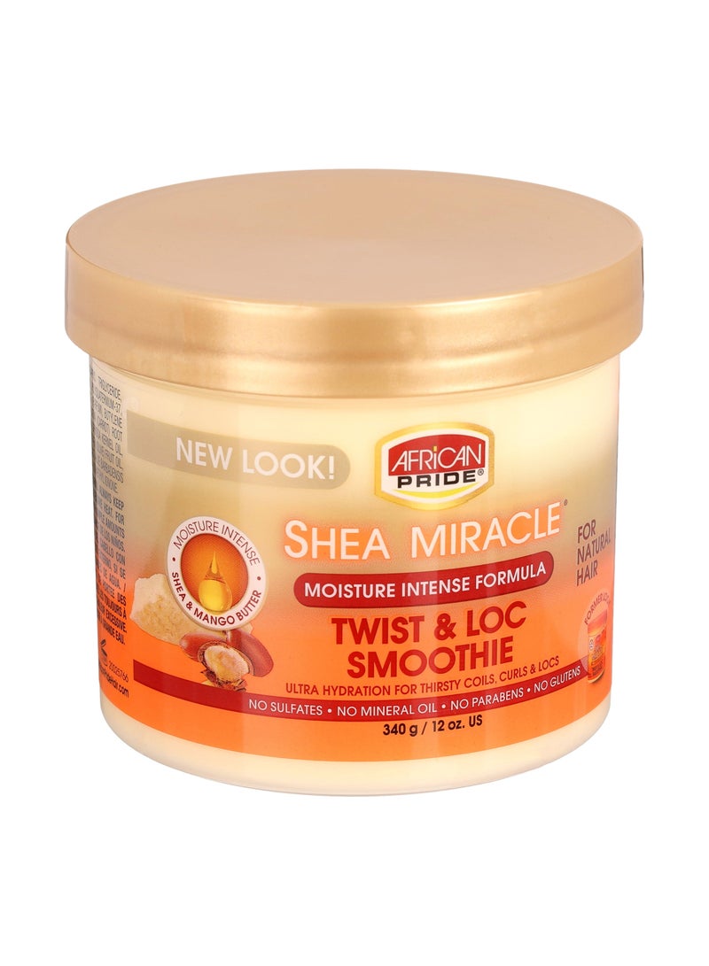 Shea Miracle Moisture Intense Twist And Lock Smoothie Hair Cream
