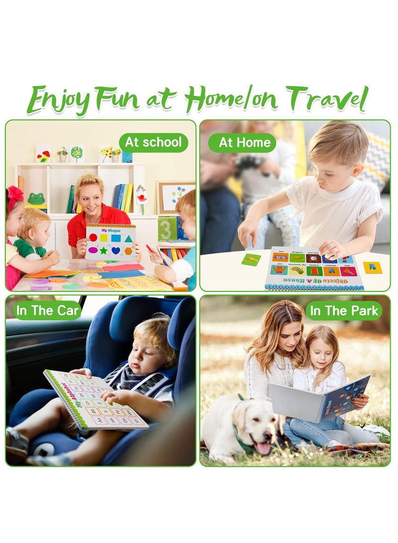 Busy Board Activity Books Toddler Toys for 1 2 3 4 Year Old Boys Girls,Busy Book Montessori 1-4 Girls Gifts Age 2-4 Preschool Learning