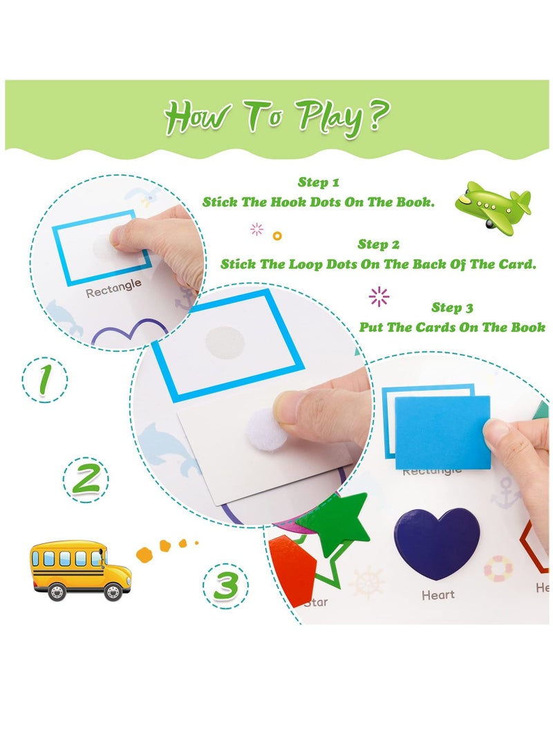 Busy Board Activity Books Toddler Toys for 1 2 3 4 Year Old Boys Girls,Busy Book Montessori 1-4 Girls Gifts Age 2-4 Preschool Learning
